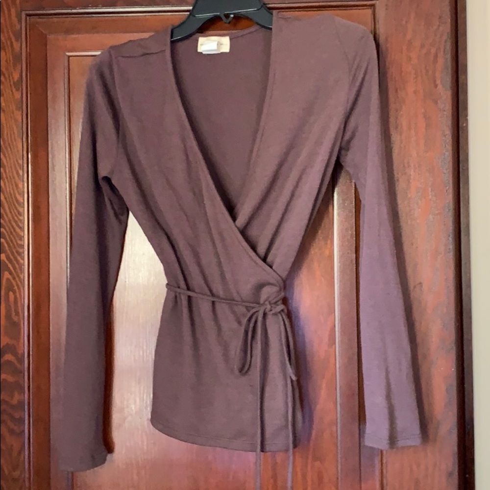 Very soft v-neck wrap sweater- Only worn once
